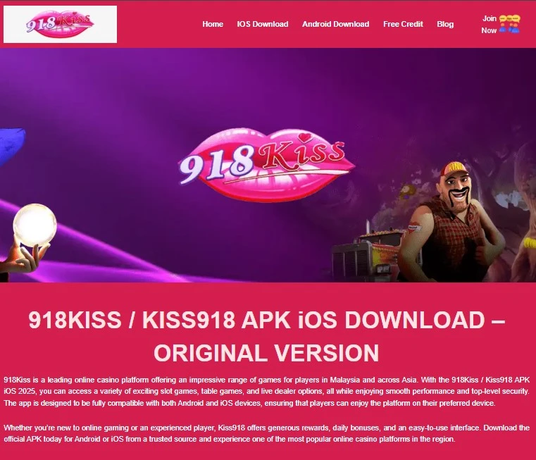 Kiss918 Register Button 